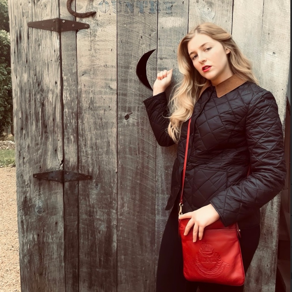 Ralph Lauren Leather Handbag + Matching Wallet | Classic Red | Timeless Luxury